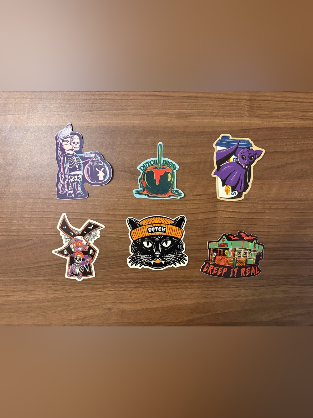 Dutch Bros Halloween Sticker Set